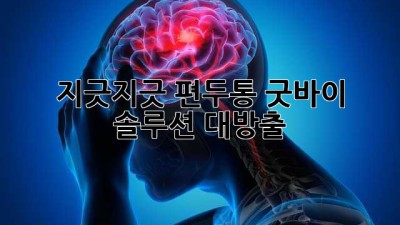 🤯 지긋지긋 편두통, 굿바이 👋 솔루션 대방출!